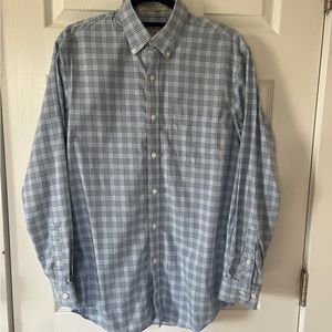L.L. Bean, Men's Wrinkle-Free Button-Down Dress Shirt, Traditional Fit, Plaid